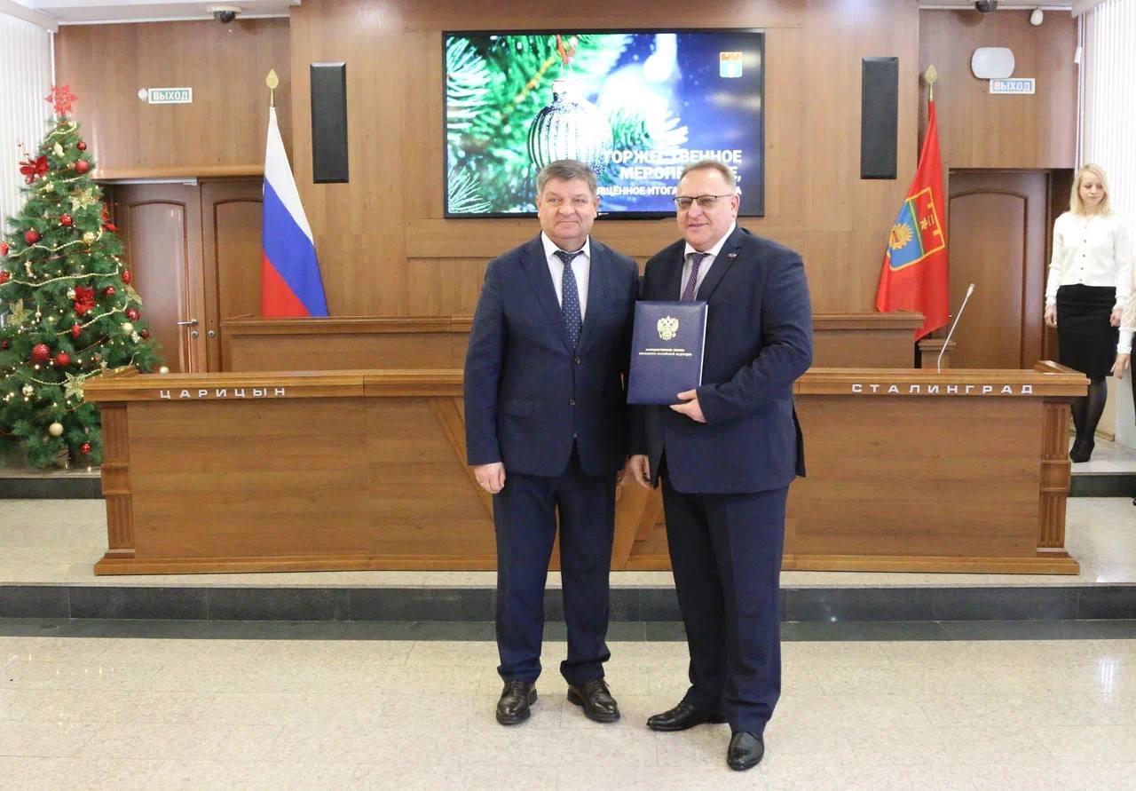 Председатель Союза муниципальных контрольно-счетных органов удостоен Благодарственного письма Президента Российской Федерации